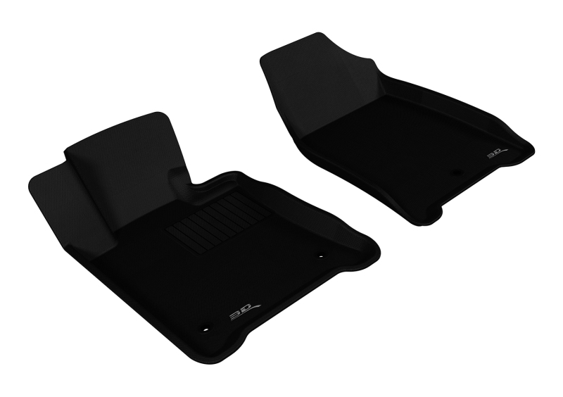 Acura TL Floor Mats - Front - 3D MAXpider - Kagu Series - Black - `09-`14 Acura TL Floor Mats - Front - 3D MAXpider - Kagu Series - Black - `09-`14